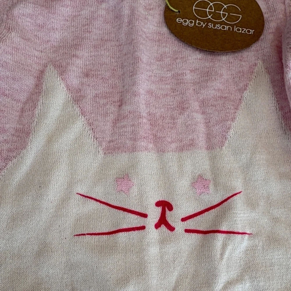 NEW Adorable Pink and Cream Cat Onsie 6 months